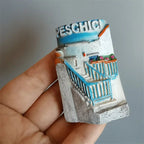 Fridge Magnet of Santorini CRETE Corfu Greece Tourist Souvenir Magnetic Stickers Fridge Magnets Imanes Nevera  Home Decor - Grand Goldman