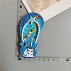 Fridge Magnet of Santorini CRETE Corfu Greece Tourist Souvenir Magnetic Stickers Fridge Magnets Imanes Nevera  Home Decor - Grand Goldman