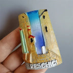 Fridge Magnet of Santorini CRETE Corfu Greece Tourist Souvenir Magnetic Stickers Fridge Magnets Imanes Nevera  Home Decor - Grand Goldman