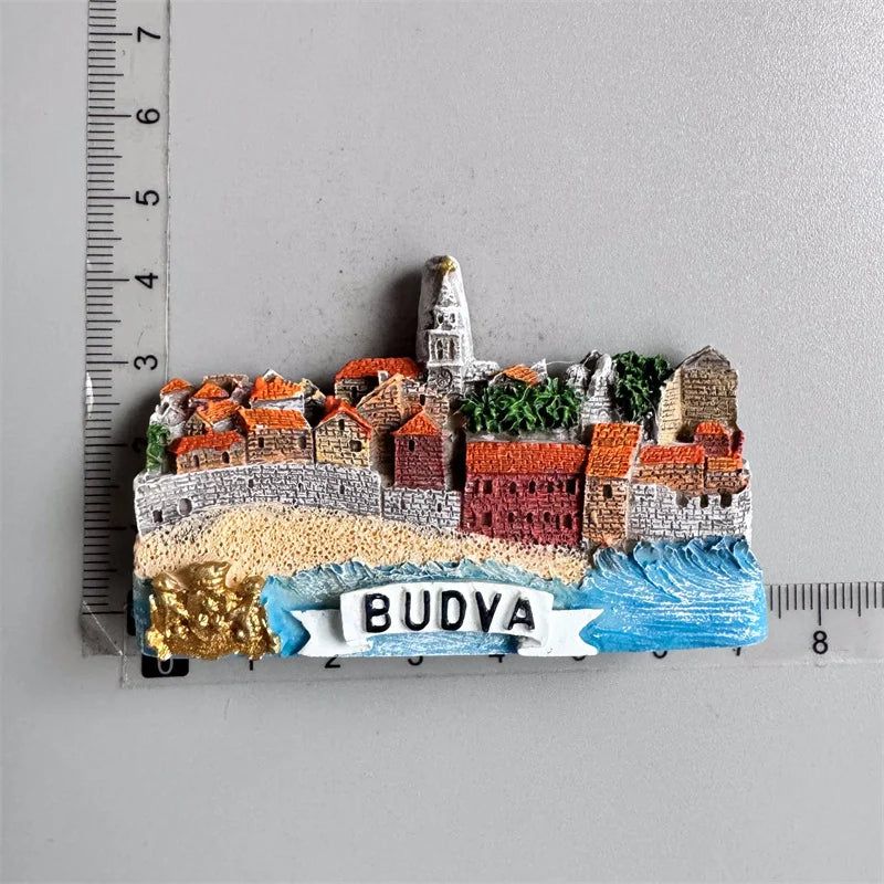 Fridge Magnets Aruba Ireland Havaii Milano Czech Lisboa Switzerland Poland France Berlin Norway Budva Estonia Spain San Marino - Grand Goldman