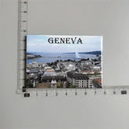 Fridge Magnets Coated Paper Tourist Souvenir Geneva Marseille Budapest Crotia Netherland Iceland Spain Belgium Italy Travel Gift - Grand Goldman