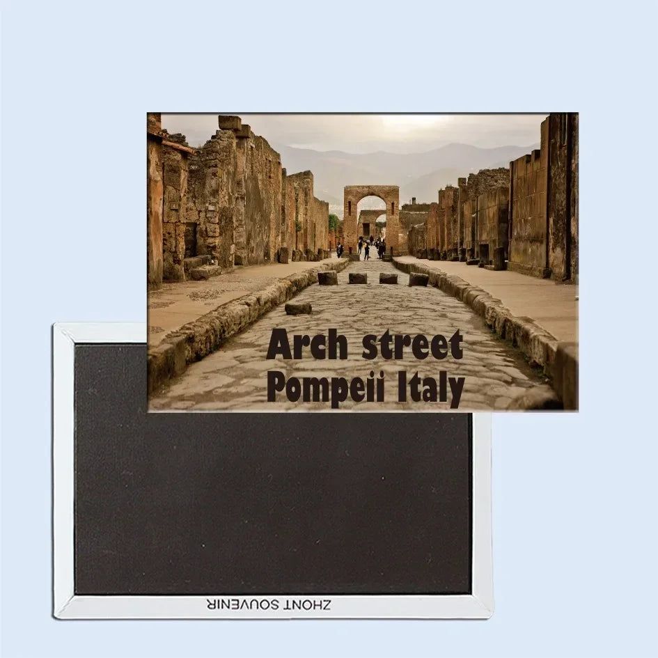 Fridge Magnets Coated Paper Tourist Souvenir Geneva Marseille Budapest Crotia Netherland Iceland Spain Belgium Italy Travel Gift - Grand Goldman