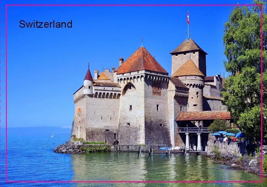 Fridge Magnets Coated Paper Tourist Souvenir Geneva Marseille Budapest Crotia Netherland Iceland Spain Belgium Italy Travel Gift - Grand Goldman