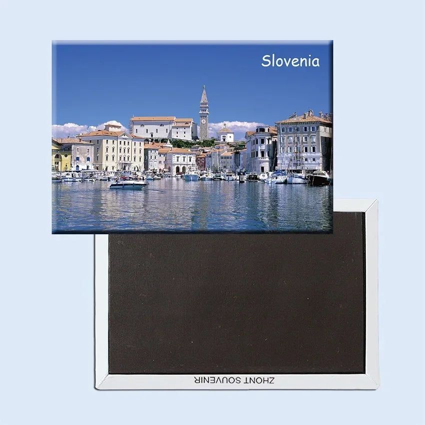 Fridge Magnets Coated Paper Tourist Souvenir Geneva Marseille Budapest Crotia Netherland Iceland Spain Belgium Italy Travel Gift - Grand Goldman