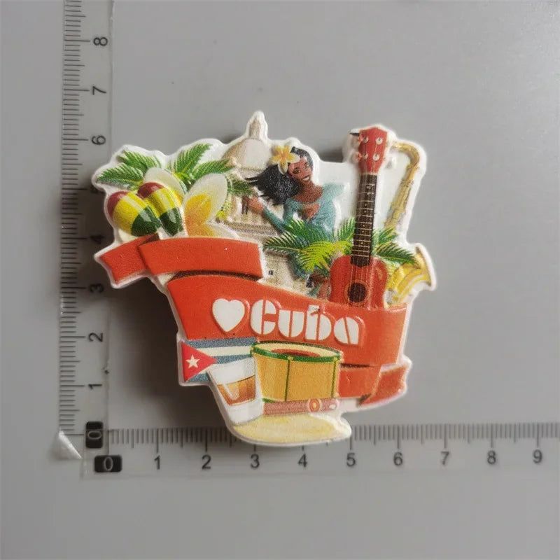 Fridge Magnets Decor Japan Korea Germany Russia New Zealand Italy Turkey Peru Tourist Souvenir Magnetic Refrigerator Paste gifts - Grand Goldman