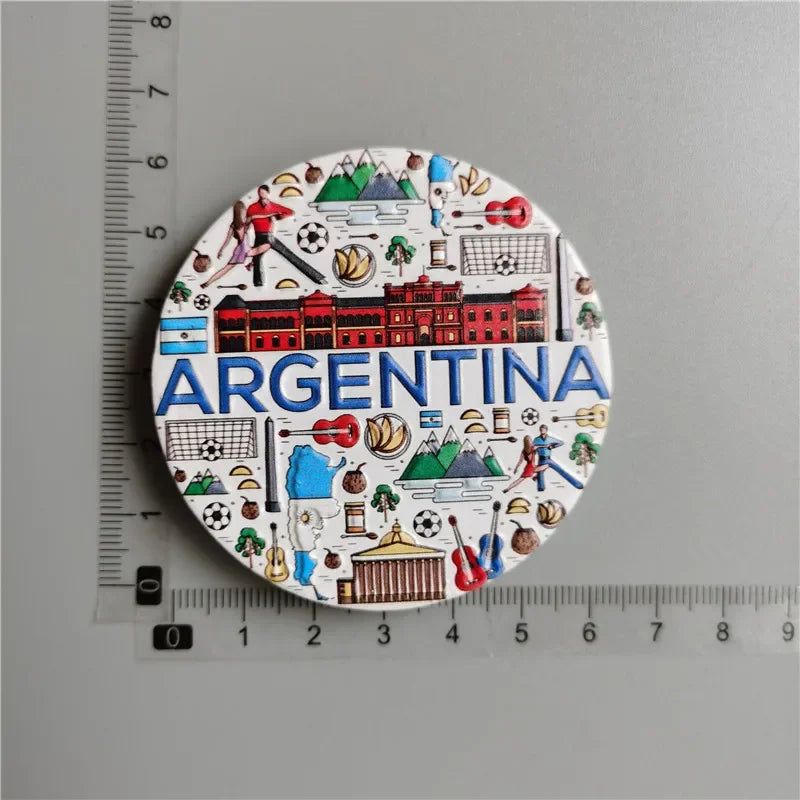 Fridge Magnets Decor Japan Korea Germany Russia New Zealand Italy Turkey Peru Tourist Souvenir Magnetic Refrigerator Paste gifts - Grand Goldman