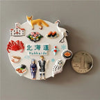 Fridge Magnets Decor Japan Korea Germany Russia New Zealand Italy Turkey Peru Tourist Souvenir Magnetic Refrigerator Paste gifts - Grand Goldman