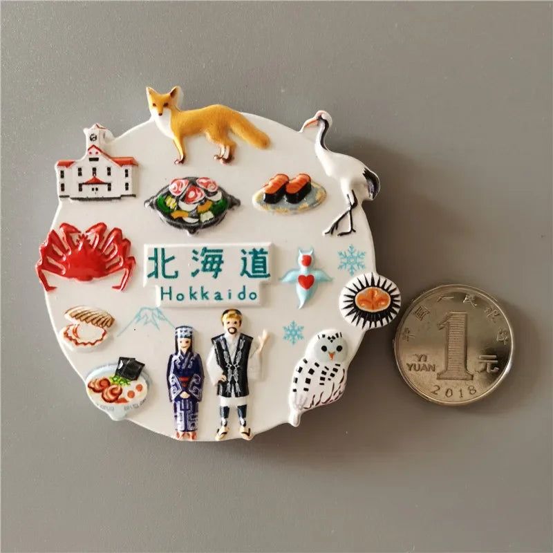 Fridge Magnets Decor Japan Korea Germany Russia New Zealand Italy Turkey Peru Tourist Souvenir Magnetic Refrigerator Paste gifts - Grand Goldman