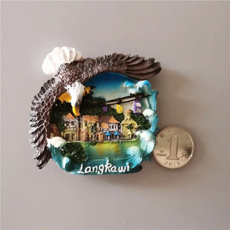 Fridge Magnets Decor Japan Korea Germany Russia New Zealand Italy Turkey Peru Tourist Souvenir Magnetic Refrigerator Paste gifts - Grand Goldman