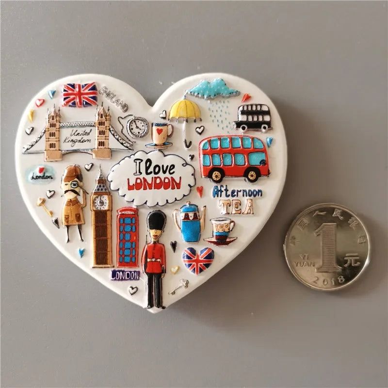 Fridge Magnets Decor Japan Korea Germany Russia New Zealand Italy Turkey Peru Tourist Souvenir Magnetic Refrigerator Paste gifts - Grand Goldman