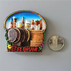 Fridge Magnets Decor Japan Korea Germany Russia New Zealand Italy Turkey Peru Tourist Souvenir Magnetic Refrigerator Paste gifts - Grand Goldman