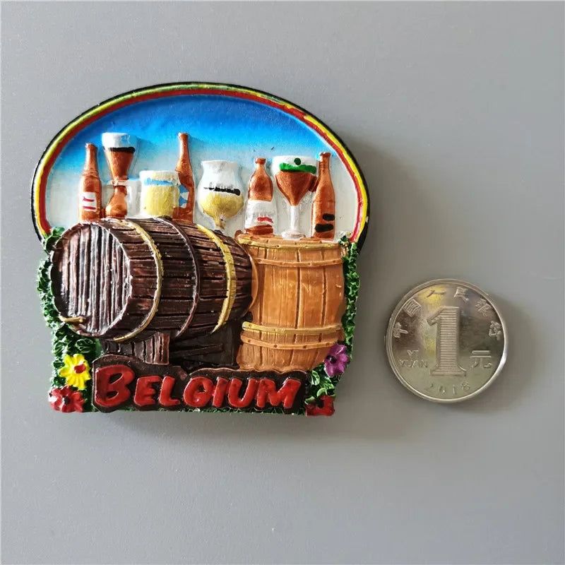 Fridge Magnets Decor Japan Korea Germany Russia New Zealand Italy Turkey Peru Tourist Souvenir Magnetic Refrigerator Paste gifts - Grand Goldman