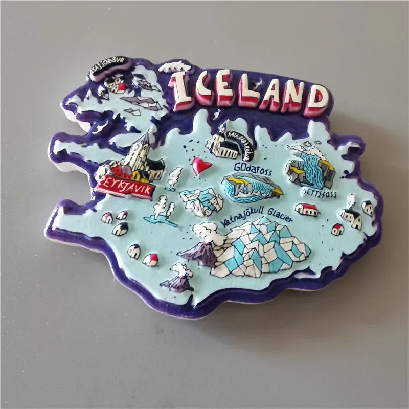 Fridge Magnets Decor Japan Korea Germany Russia New Zealand Italy Turkey Peru Tourist Souvenir Magnetic Refrigerator Paste gifts - Grand Goldman
