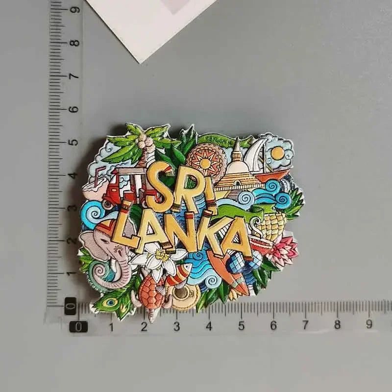 Fridge Magnets European Venezia Netherlands Berlin Tourist Souvenir Dominica Canada Holland Japan Refrigerator Stickers decor - Grand Goldman