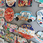 Fridge Magnets European Venezia Netherlands Berlin Tourist Souvenir Dominica Canada Holland Japan Refrigerator Stickers decor - Grand Goldman