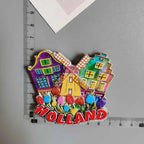 Fridge Magnets European Venezia Netherlands Berlin Tourist Souvenir Dominica Canada Holland Japan Refrigerator Stickers decor - Grand Goldman