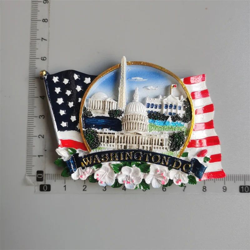 Fridge Magnets Finland Cannes Bulgaria Canada USA Crete Egypt Switzerland Luxembourg Tourist Souvenir Sticker Collection - Grand Goldman