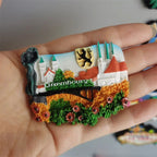 Fridge Magnets Finland Cannes Bulgaria Canada USA Crete Egypt Switzerland Luxembourg Tourist Souvenir Sticker Collection - Grand Goldman