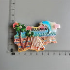 Fridge Magnets Finland Cannes Bulgaria Canada USA Crete Egypt Switzerland Luxembourg Tourist Souvenir Sticker Collection - Grand Goldman