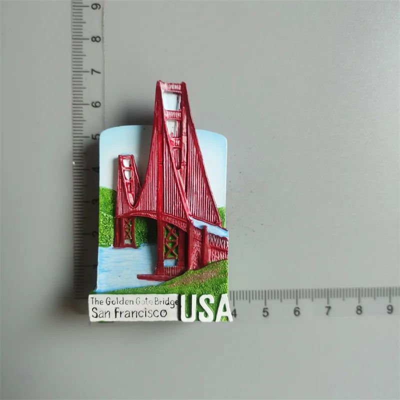 Fridge Magnets Finland Cannes Bulgaria Canada USA Crete Egypt Switzerland Luxembourg Tourist Souvenir Sticker Collection - Grand Goldman