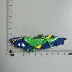 Fridge Magnets Japan Dubai Miami USA Norway British Curacao Cambodia Greece Australia Denmark Home Decor Tourist Souvenir Gifts - Grand Goldman