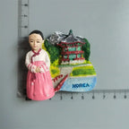 Fridge Magnets Japan Dubai Miami USA Norway British Curacao Cambodia Greece Australia Denmark Home Decor Tourist Souvenir Gifts - Grand Goldman