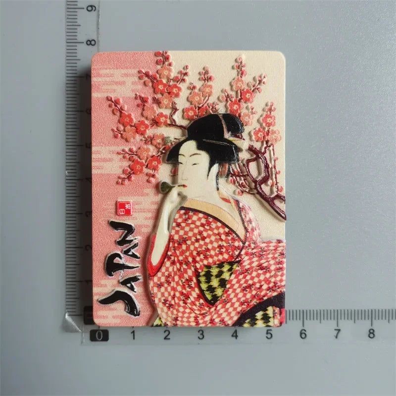 Fridge Magnets Japan Dubai Miami USA Norway British Curacao Cambodia Greece Australia Denmark Home Decor Tourist Souvenir Gifts - Grand Goldman