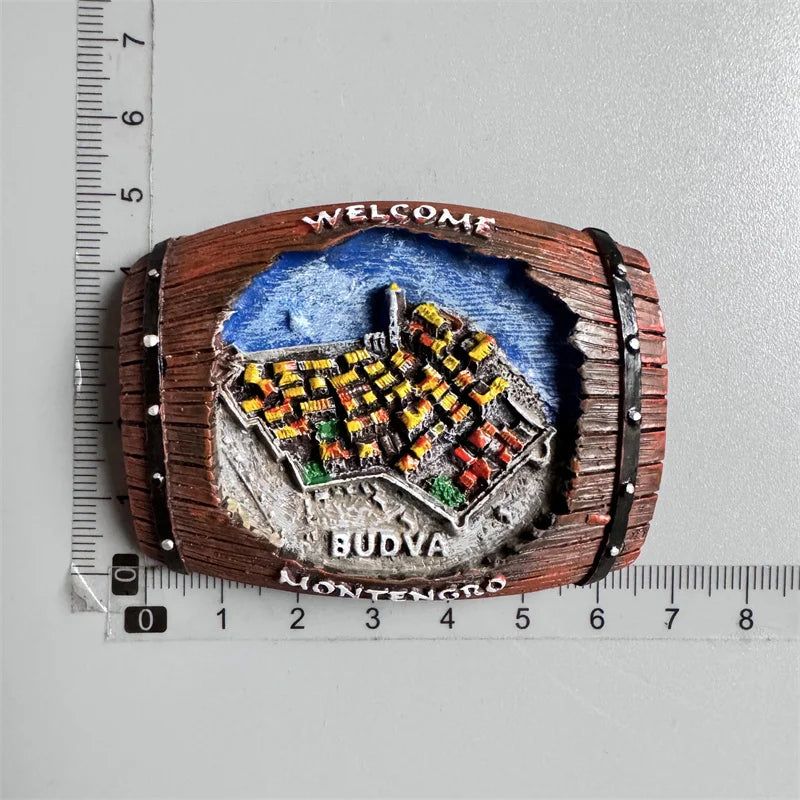 Fridge Magnets Norway USAGreece Germany Turkey Serbia Luxembourg Sarajevo Budva Holland Roma Morocco Germany Tourist Souvenir - Grand Goldman