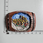 Fridge Magnets Norway USAGreece Germany Turkey Serbia Luxembourg Sarajevo Budva Holland Roma Morocco Germany Tourist Souvenir - Grand Goldman