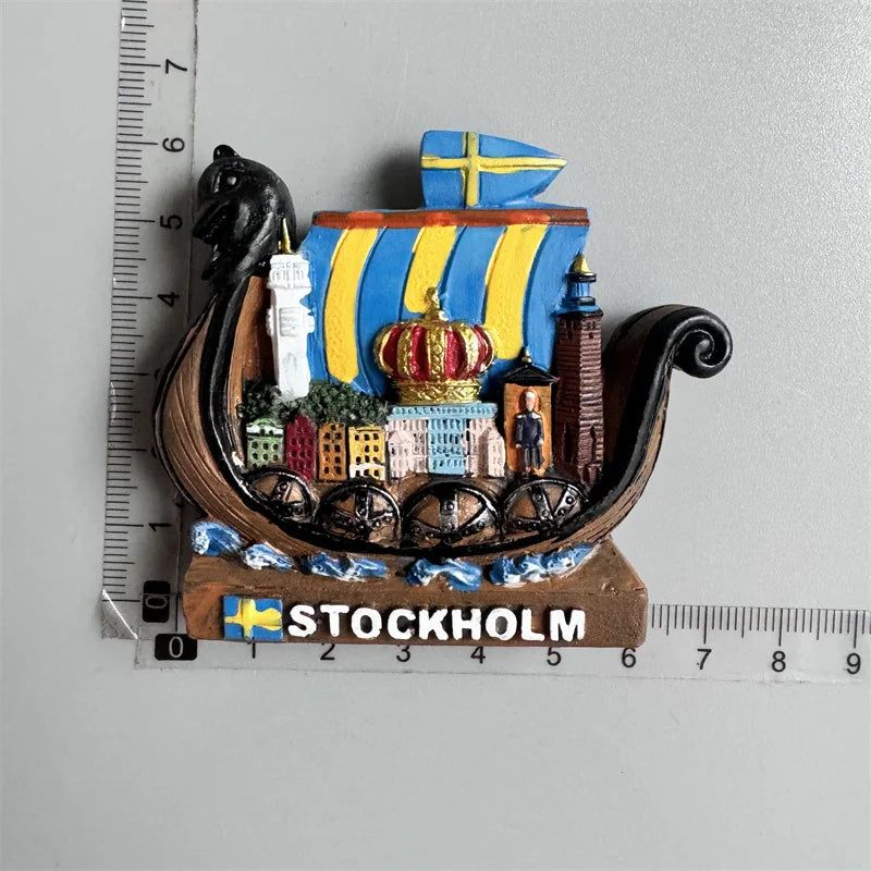 Fridge Magnets Paris Riga Hungary Frankfurt Hamburg Sweden Zurich zermatt BERN Switzerland New York Mexico India Iceland Lietuva - Grand Goldman