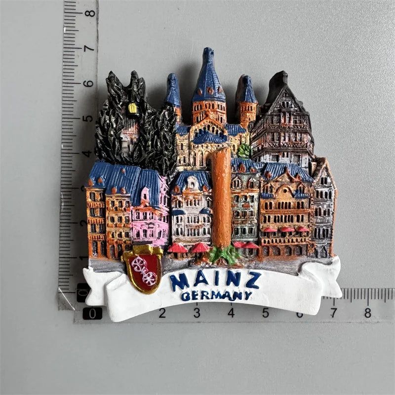 Fridge Magnets Paris Riga Hungary Frankfurt Hamburg Sweden Zurich zermatt BERN Switzerland New York Mexico India Iceland Lietuva - Grand Goldman