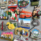 Fridge Magnets Paris Riga Hungary Frankfurt Hamburg Sweden Zurich zermatt BERN Switzerland New York Mexico India Iceland Lietuva - Grand Goldman