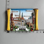 Fridge Magnets Paris Riga Hungary Frankfurt Hamburg Sweden Zurich zermatt BERN Switzerland New York Mexico India Iceland Lietuva - Grand Goldman