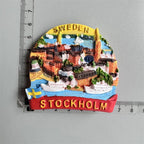 Fridge Magnets Paris Riga Hungary Frankfurt Hamburg Sweden Zurich zermatt BERN Switzerland New York Mexico India Iceland Lietuva - Grand Goldman