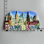 Fridge Magnets Paris Riga Hungary Frankfurt Hamburg Sweden Zurich zermatt BERN Switzerland New York Mexico India Iceland Lietuva - Grand Goldman