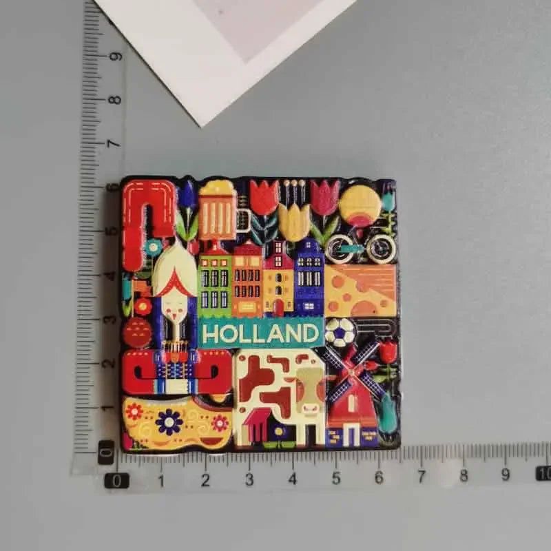 Fridge Magnets Peru Israel Romania Thailand Frankfurt Czech Vietnam Korea Ukraine Paris Holland California Souvenir Home Decor - Grand Goldman