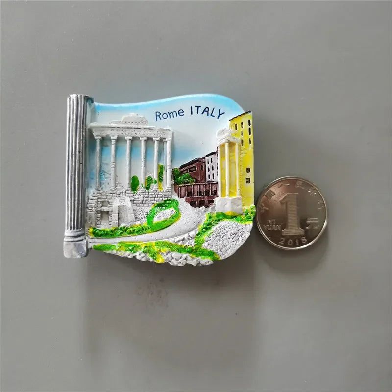Fridge Magnets Peru Israel Romania Thailand Frankfurt Czech Vietnam Korea Ukraine Paris Holland California Souvenir Home Decor - Grand Goldman