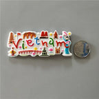 Fridge Magnets Peru Israel Romania Thailand Frankfurt Czech Vietnam Korea Ukraine Paris Holland California Souvenir Home Decor - Grand Goldman