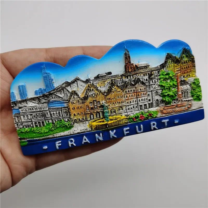 Fridge Magnets Peru Israel Romania Thailand Frankfurt Czech Vietnam Korea Ukraine Paris Holland California Souvenir Home Decor - Grand Goldman