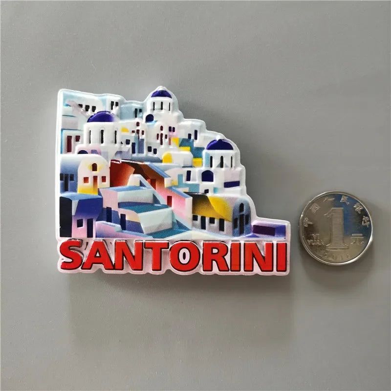 Fridge Magnets Peru Israel Romania Thailand Frankfurt Czech Vietnam Korea Ukraine Paris Holland California Souvenir Home Decor - Grand Goldman