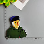 Fridge Magnets Set Mona Lisa Van Gogh Painting Pearl Girl 3D Magnet Decorative Stickers on The Fridge Souvenirs for The House - Grand Goldman