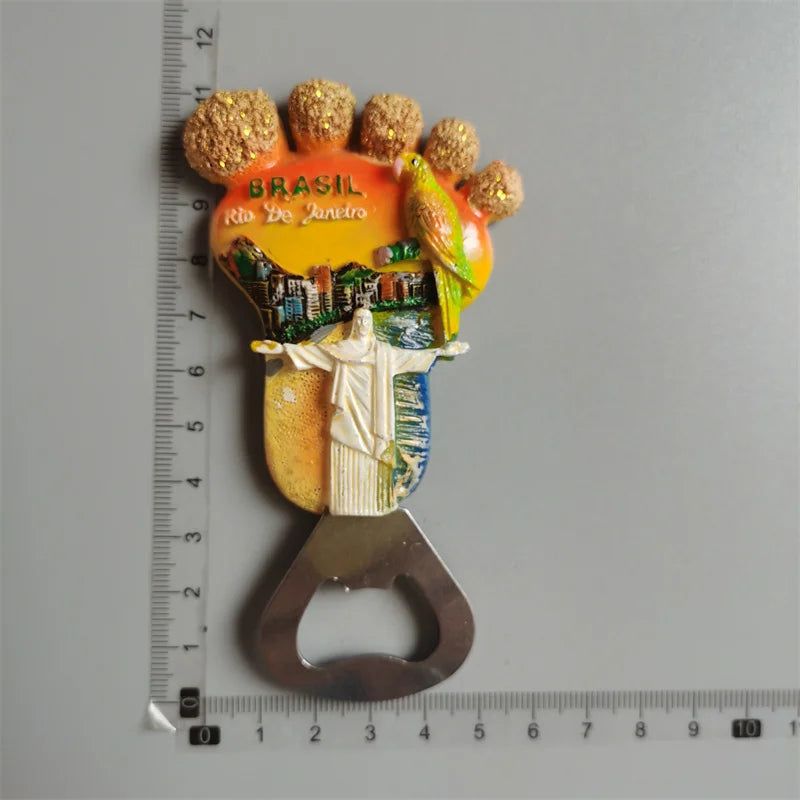 Fridge Magnets Souvenir Finland Monaco Brazil Netherlands Germany Mallorca Bulgaria Ireland Copenhagen Denmark Home Decoration - Grand Goldman