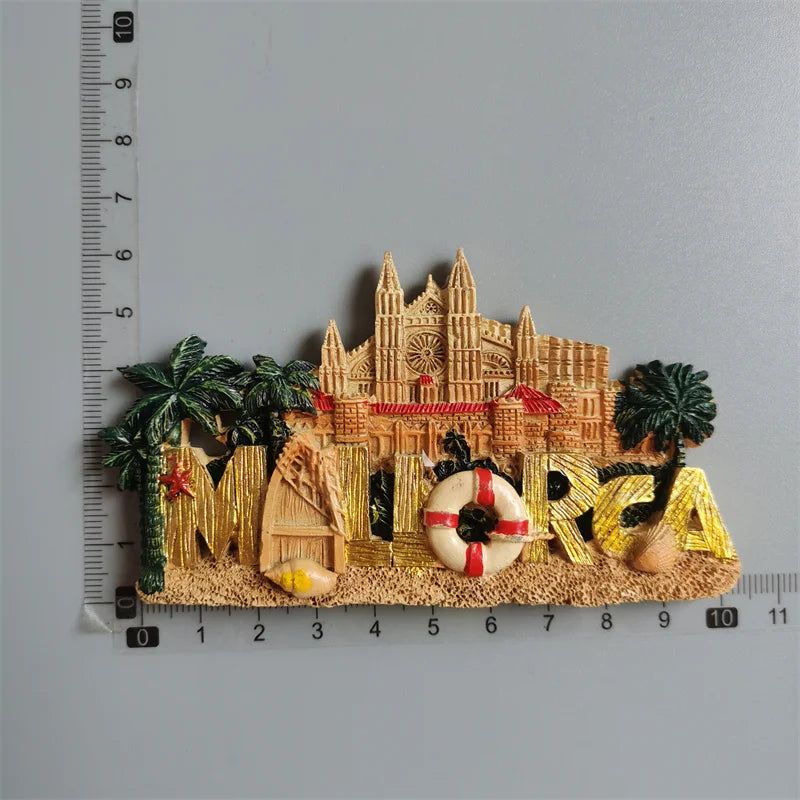 Fridge Magnets Souvenir Finland Monaco Brazil Netherlands Germany Mallorca Bulgaria Ireland Copenhagen Denmark Home Decoration - Grand Goldman