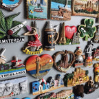 Fridge Magnets Souvenir Finland Monaco Brazil Netherlands Germany Mallorca Bulgaria Ireland Copenhagen Denmark Home Decoration - Grand Goldman