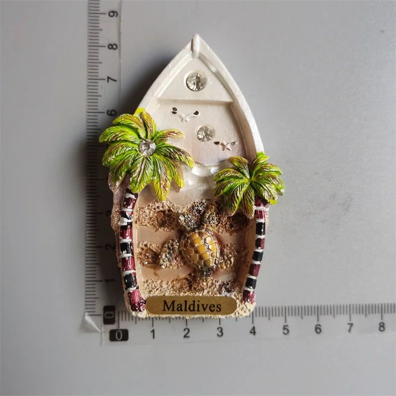 Fridge Magnets Spain Hamburg Germany Croatia Montenegro Sweden Bali Maldives Chicago USA Dubai India Lanzarote Collection Gifts - Grand Goldman