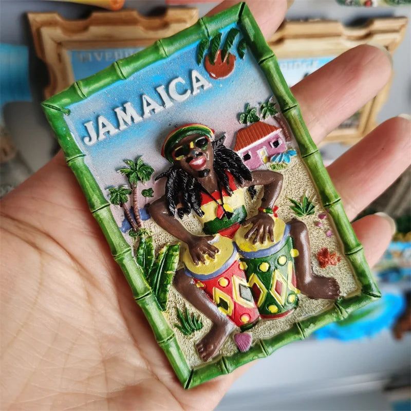 Fridge Magnets Spain Hamburg Germany Croatia Montenegro Sweden Bali Maldives Chicago USA Dubai India Lanzarote Collection Gifts - Grand Goldman