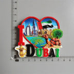 Fridge Magnets Spain Hamburg Germany Croatia Montenegro Sweden Bali Maldives Chicago USA Dubai India Lanzarote Collection Gifts - Grand Goldman