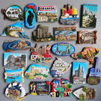 Fridge Magnets Spain Hamburg Germany Croatia Montenegro Sweden Bali Maldives Chicago USA Dubai India Lanzarote Collection Gifts - Grand Goldman