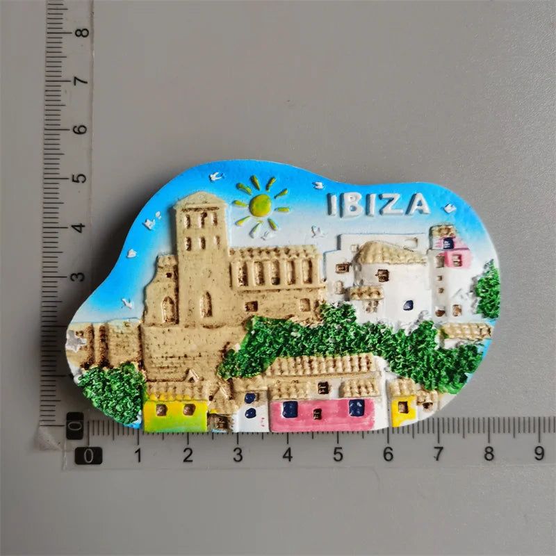 Fridge Magnets Spain Hamburg Germany Croatia Montenegro Sweden Bali Maldives Chicago USA Dubai India Lanzarote Collection Gifts - Grand Goldman