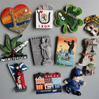 Fridge Magnets Sticker Portugal Scotland Amsterdam Rhoders Greece Ireland Leon SPAIN New Orleans Magnetic Sticker Collection - Grand Goldman